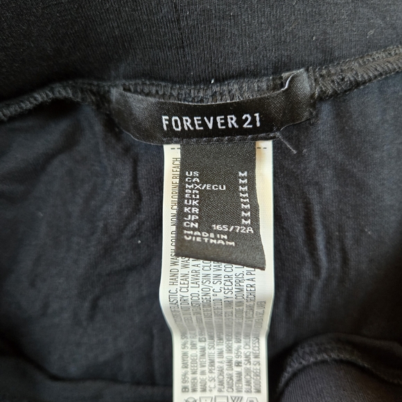 Forever 21 Women’s Career Port Bleu Black‎ Straight Midi Pencil Skirt Medium NEW - Picture 3 of 7